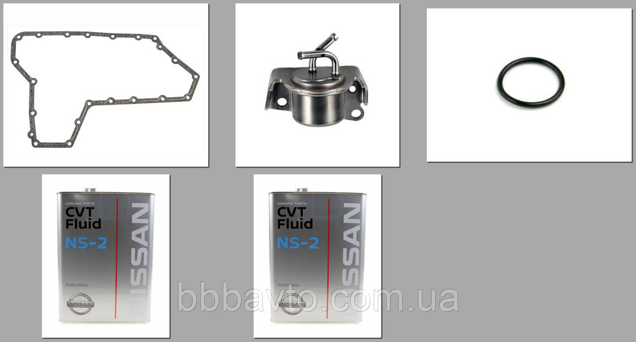 Комплект для заміни олії в варіаторі CVT Nissan Teana J32 -3,5L V6--- (2008-2015) (Олива 8 л + фільтр), фото 1