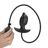 Анальна пробка Pretty Love Hanson Anal Plug Black, фото 3