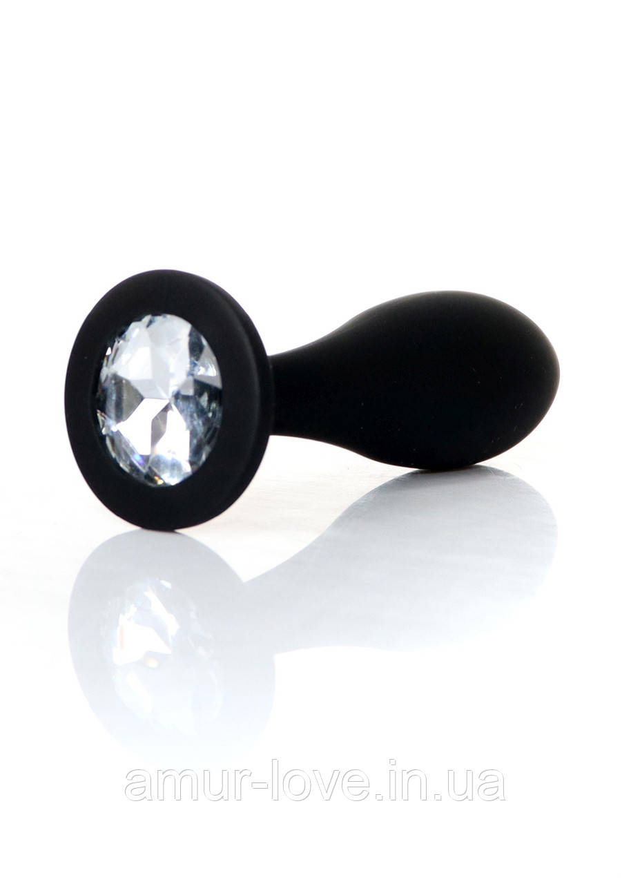 Анальна силіконова пробка Jewellery Plug Clear — M