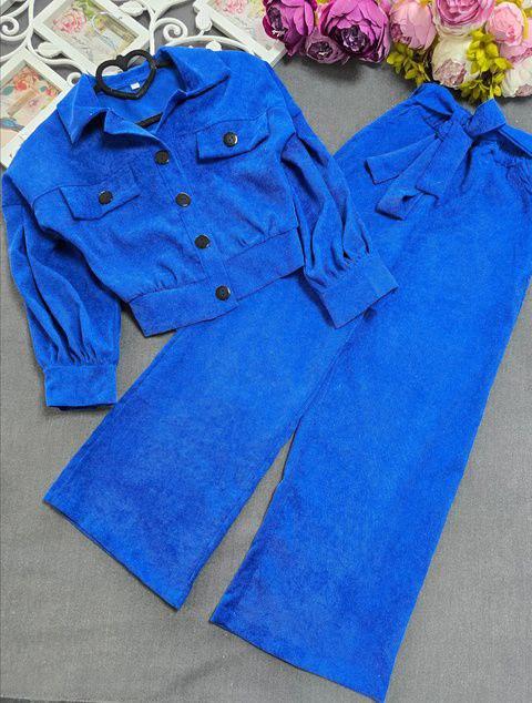 Костюм для дівчинки брючний мікровельвет Моллі, на зріст 134-158р.