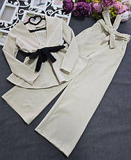 Костюм для дівчинки брючний кашемір Бонні, на зріст 110-158р., фото 3