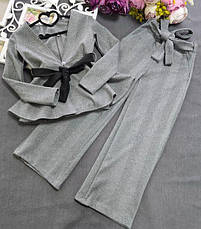 Костюм для дівчинки брючний кашемір Бонні, на зріст 110-158р., фото 4