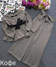 Костюм для дівчинки брючний кашемір Бонні, на зріст 110-158р., фото 4