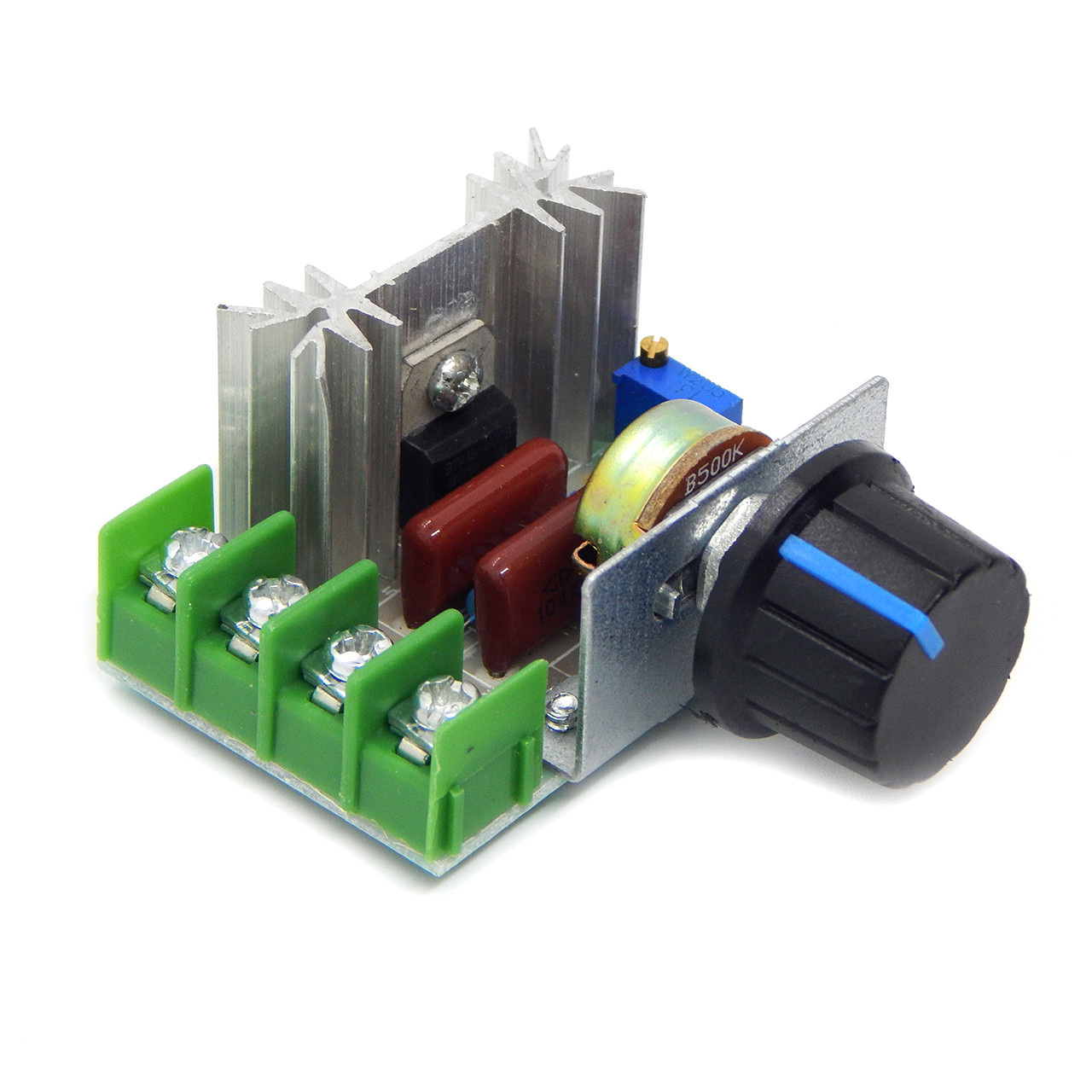 Димер регулятор потужності змінного струму до 2 кВт для освітлення та побутових приладів, фото 1