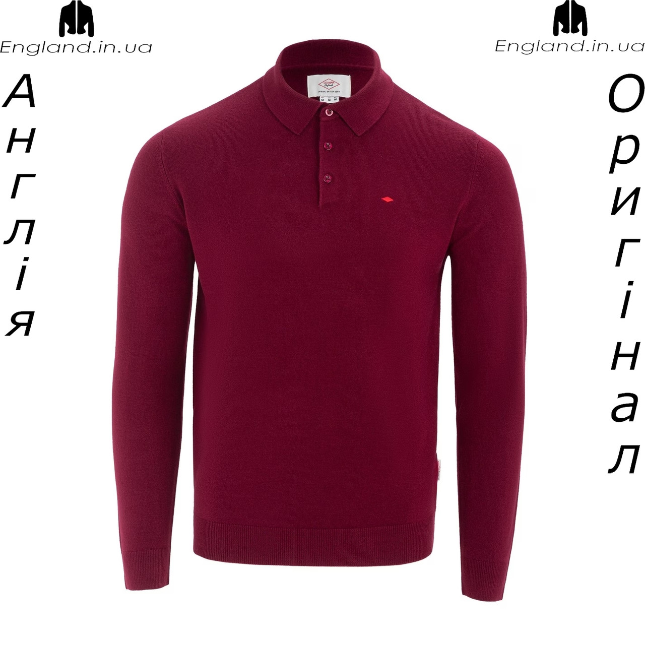 Поло чоловіче на довгий рукав Lee Cooper (Лі Купер) з Англії, фото 1