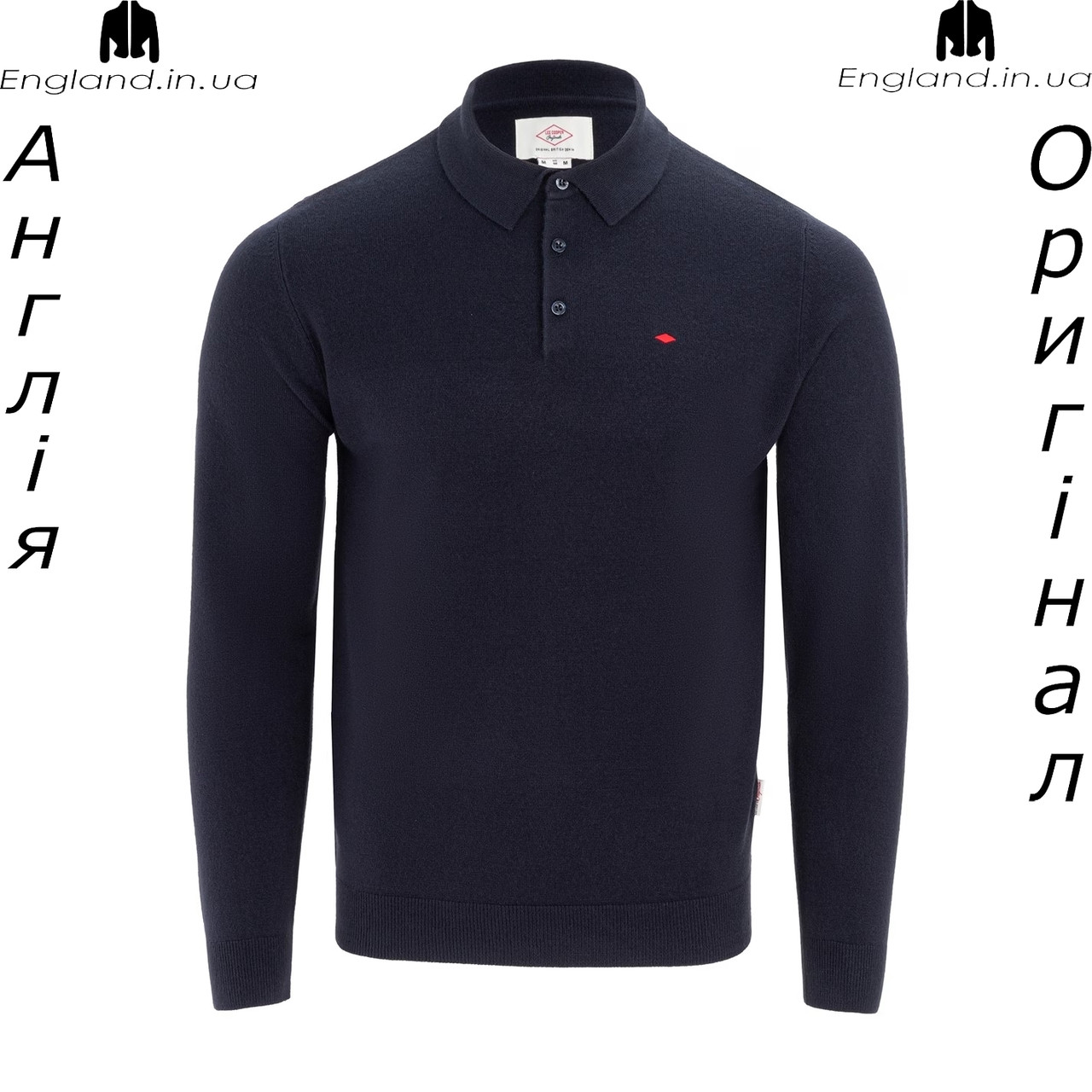 Поло чоловіче на довгий рукав Lee Cooper (Лі Купер) з Англії, фото 1