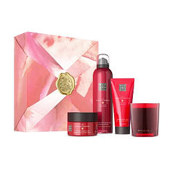 Подарунковий набір THE RITUAL OF Ayurveda Gift Set M (пінка 200мл + крем 100мл+ скраб 125г+свічка 140г)