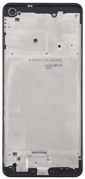 Рамка дисплея Samsung A217 Galaxy A21s чорна, фото 1