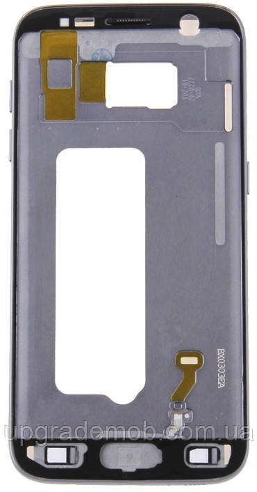 Рамка дисплея Samsung G930 Galaxy S7 чорна, фото 1