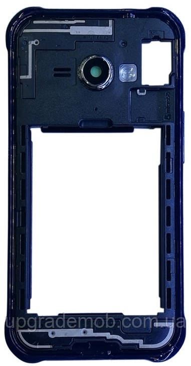 Рамка дисплея Samsung J110 Galaxy J1 Ace Duos синя, фото 1