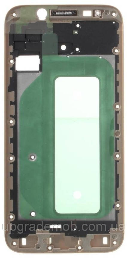 Рамка дисплея Samsung J730 Galaxy J7 2017 золота, фото 1