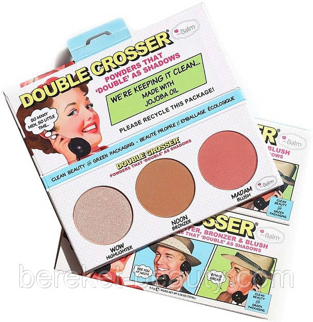 Палетка для макіяжу The Balm Double Crosser