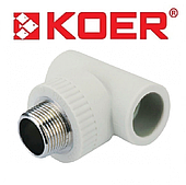 Трійник з різьбою