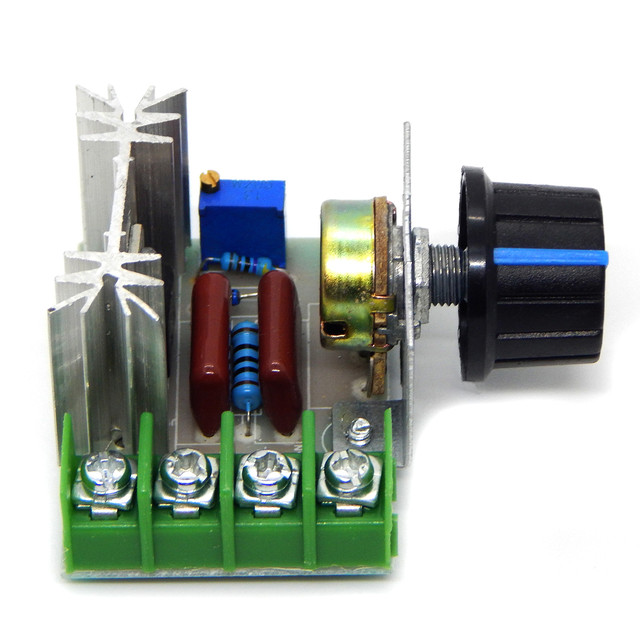 Димер регулятор потужності змінного струму до 2 кВт для освітлення та побутових приладів Димер регулятор потужності змінного струму до 2 кВт для освітлення та побутових приладів