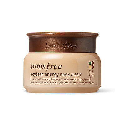 Innisfree Soybean Energy Neck Cream Зволожуючий крем для шиї з бобами сої