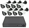 Камери DVR KIT 945 8ch Gibrid набір на 8 камер, фото 2