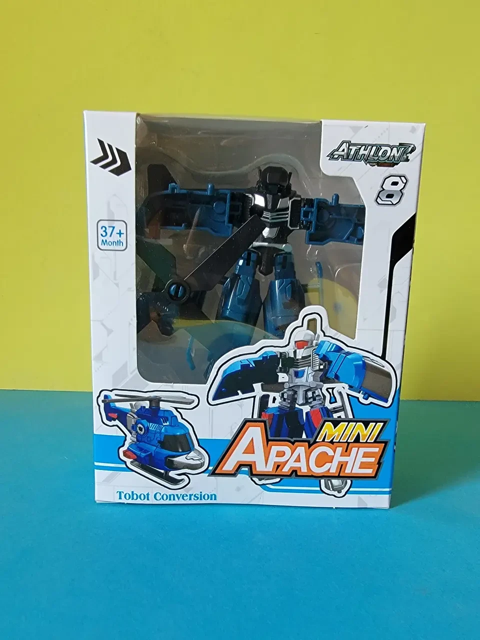 Тобот Апач робот трансформер tobot mini Apache вертоліт Athlon 8