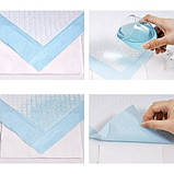 Пелюшки для лотків собак , котів та інших тварин 60х90 см - 50 штук (абсорбуючі) + 30 гігієнічних пакетів Purlov 21602  Польща, фото 4