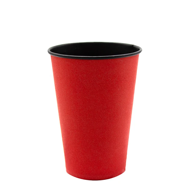 Стакан паперовий "Red night" 340мл 50шт/уп ЕК (кр.d-80)