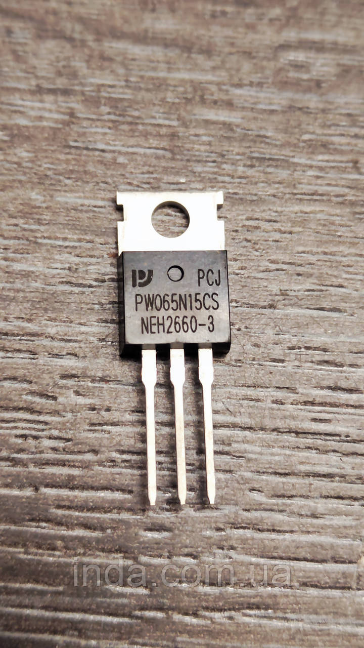Транзистор PW065N15CS Оригінал!!! 160A, 150V MOSFET(заміна CRST052N15N3Z, HYG065N15NS, HYG065N15, G065N15) TO-220