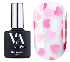 Valeri фінішне покриття (топ) для гель-лаку Top Love Is, 12 мл (pink)