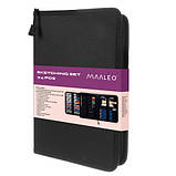 Художній набір для малювання ескізів 74 елементи у чохлі Maaleo 19178 Польща, фото 4