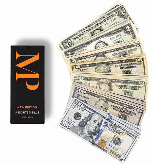 Cувенірні гроші "Долари асорті", 140 шт