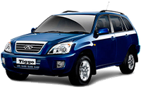 Хром накладки на пороги для Chery Tiggo 2005-2010