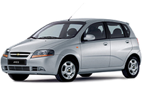 Дефлектори вікон (вітровики) для Chevrolet Aveo T200 Hatchback 2002-2011