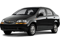 Хром накладки на пороги для Chevrolet Aveo T200 Sedan 2002-2006