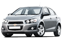 Дефлектори вікон (вітровики) для Chevrolet Aveo T300 Sedan 2011-2015