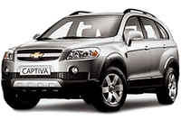 Бризковики для Chevrolet Captiva 2006-2011