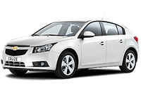 Хром накладки на пороги для Chevrolet Cruze Hatchback 2011-2012