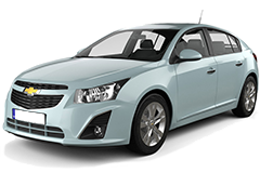 Дефлектори вікон (вітровики) для Chevrolet Cruze Hatchback 2012-2015