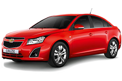 Дефлектори вікон (вітровики) для Chevrolet Cruze Sedan 2012-2015