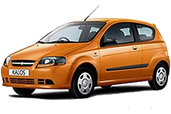 Дефлектори вікон (вітровики) для Chevrolet Kalos Hatchback 2003-2008