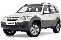 Хром накладки на пороги для Chevrolet Niva 2010+
