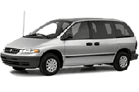 Хром накладки на пороги для Chrysler Voyager 1995-2001