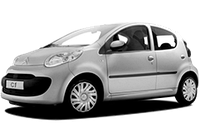 Хром накладки на пороги для Citroën C1 2005-2014