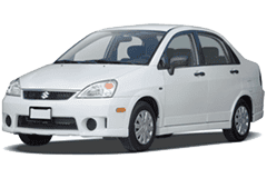 Дефлектори вікон (вітровики) для Suzuki Aerio 2002-2007