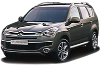 Хром накладки на пороги для Citroën C-Crosser 2007-2013