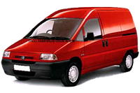 Хром накладки на пороги для Citroën Jumpy 1998-2006