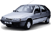Хром накладки на пороги для Citroën ZX 1991-1997