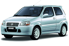 Дефлектори вікон (вітровики) для Suzuki Ignis 2000-2003