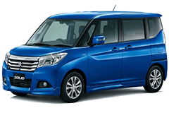 Дефлектори вікон (вітровики) для Suzuki Solio 2011-2015