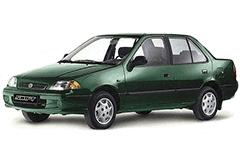 Дефлектори вікон (вітровики) для Suzuki Swift 1995-2004