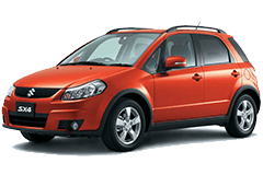 Дефлектори вікон (вітровики) для Suzuki SX4 2006-2013