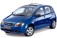 Хром накладки на пороги для Daewoo Kalos 2002-2008
