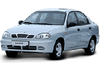 Хром накладки на пороги для Daewoo Lanos Седан
