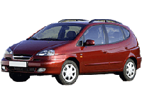 Хром накладки на пороги для Daewoo Tacuma 2000-2008